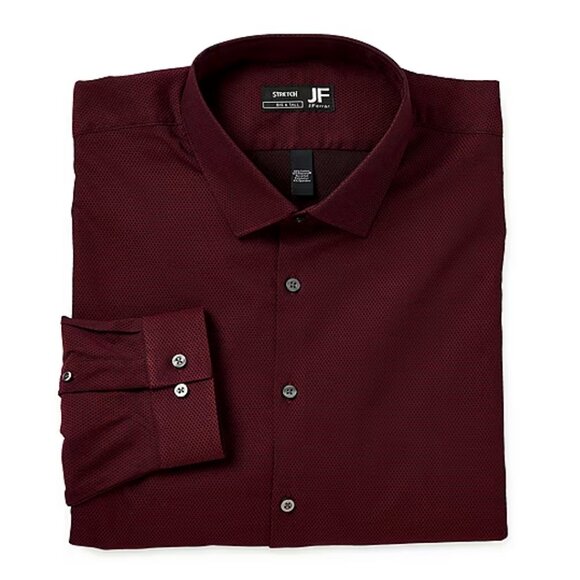J. Ferrar Mens Big & Tall Easy Care Stretch Fabric Dress Shirt - Sz 18-18.5 - Picture 1 of 3